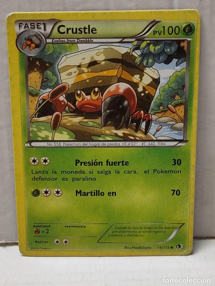 card pokemon - crustle pv100 - 14/113 en espao - Buy Antique trading cards  on todocoleccion