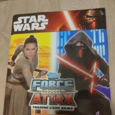 Trading Cards: ALBUM CROMOS TRADING CARD STAR WARS FORCE ATTAX COMPLETO