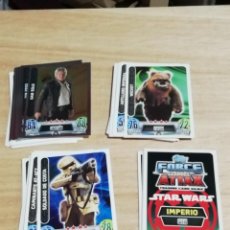 Trading Cards: LOTE 70 STAR WARS FORCE ATTAX. Lote 360348605