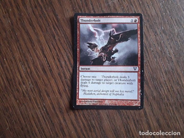 Trading cards: carta magic the gathering, deckmaster. Thunderbolt, 159/244, a&ntilde;o 2012 - Foto 1