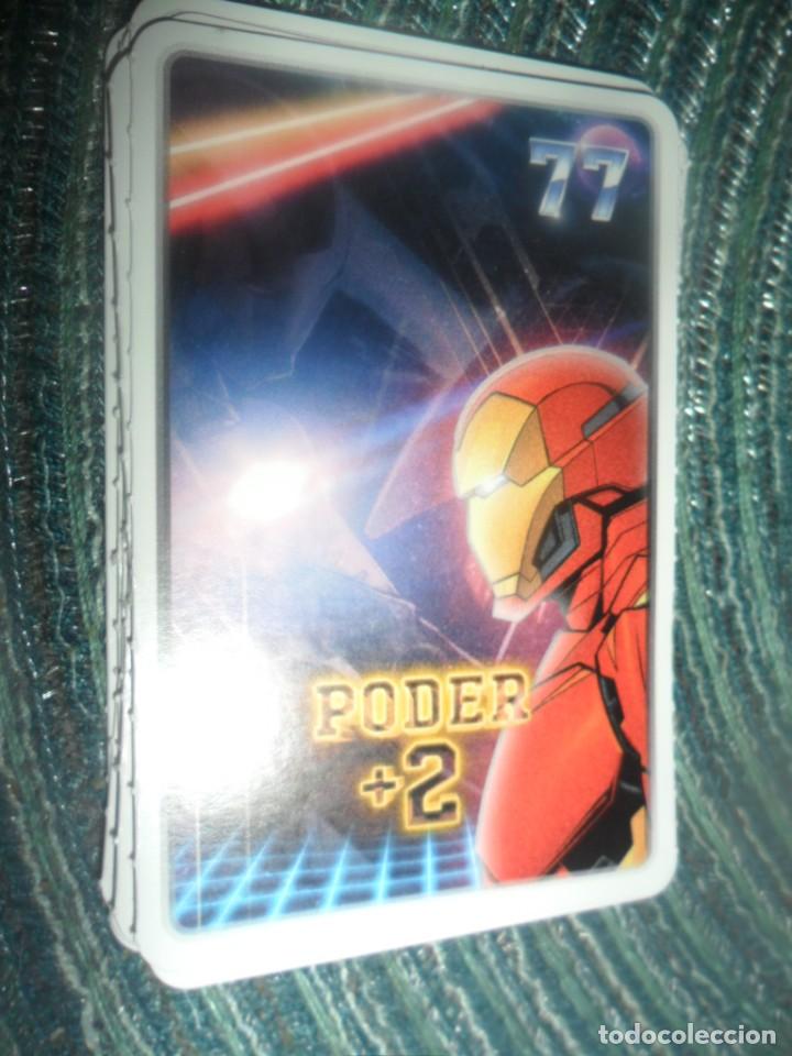 Trading cards: COLECCION CARREFOUR 2022 MARVEL, DESCUBRE TU PODER, N&ordm; 77 PODER +2 IRON MAN - Foto 1