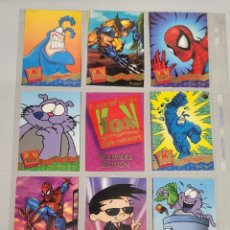 Trading Cards: FLEER '95 ULTRA FOX KIDS NETWORK PREMIERE EDITION - LOTE ESPECIALES COMPLETO 9 CARDS / MARVEL 1995. Lote 362910710