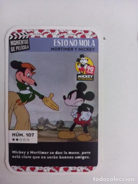 Trading cards: CARD EL CORTE INGLES MOMENTOS DE PELICULA DISNEY MICKEY MOUSE N 107