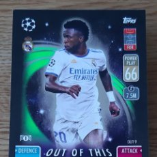 Cartas Colecionáveis: CARD TOPPS MATCH ATTAX CHAMPIONS LEAGUE VINICIUS JR. OUT OF THIS WORLD REAL MADRID. Lote 363617625
