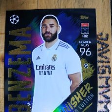 Trading Cards: MATCH ATTAX CHAMPIONS 2022 2023 22 23 TOPPS LIMITED LIMITADA FINISHER LE FI 2 BENZEMA. Lote 364273316