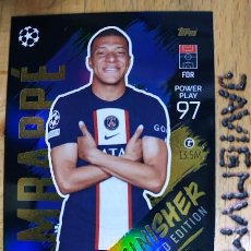 Trading Cards: MATCH ATTAX CHAMPIONS 2022 2023 22 23 TOPPS LIMITED LIMITADA FINISHER LE FI 3 MBAPPE. Lote 364273361