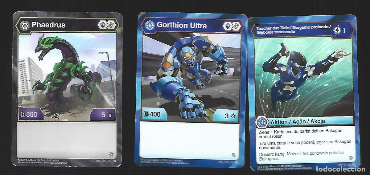 Trading cards: 1 lote de 3 cromos bakugan - Foto 1