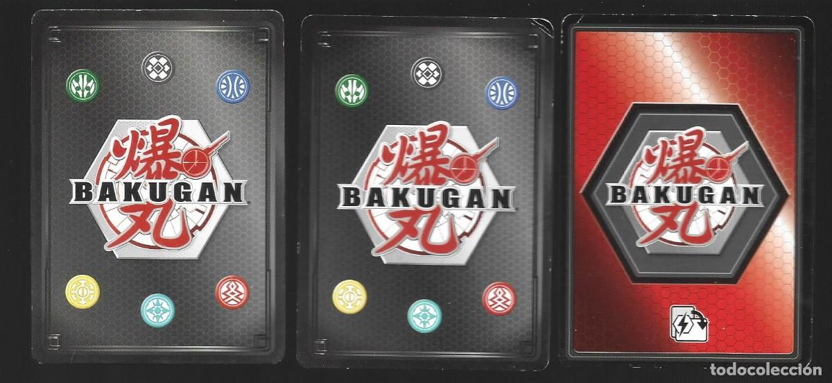Trading cards: 1 lote de 3 cromos bakugan - Foto 2