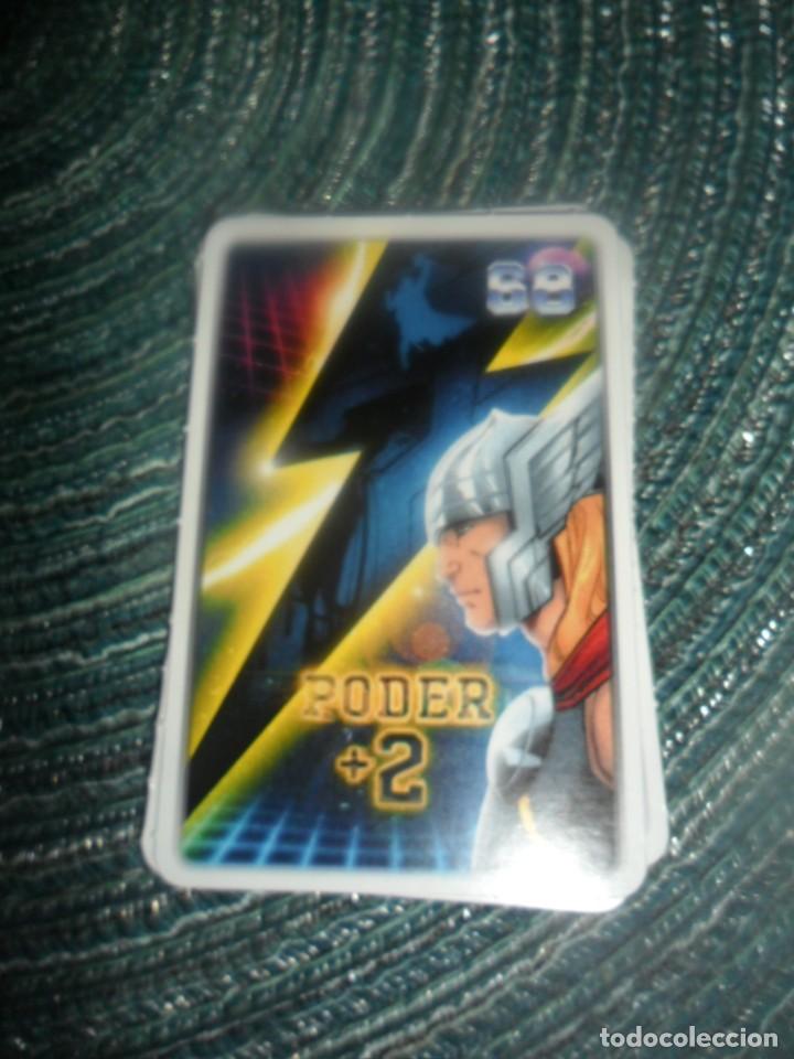 Trading cards: COLECCION CARREFOUR 2022 MARVEL, DESCUBRE TU PODER, N&ordm; 68 PODER +2 THOR - Foto 1