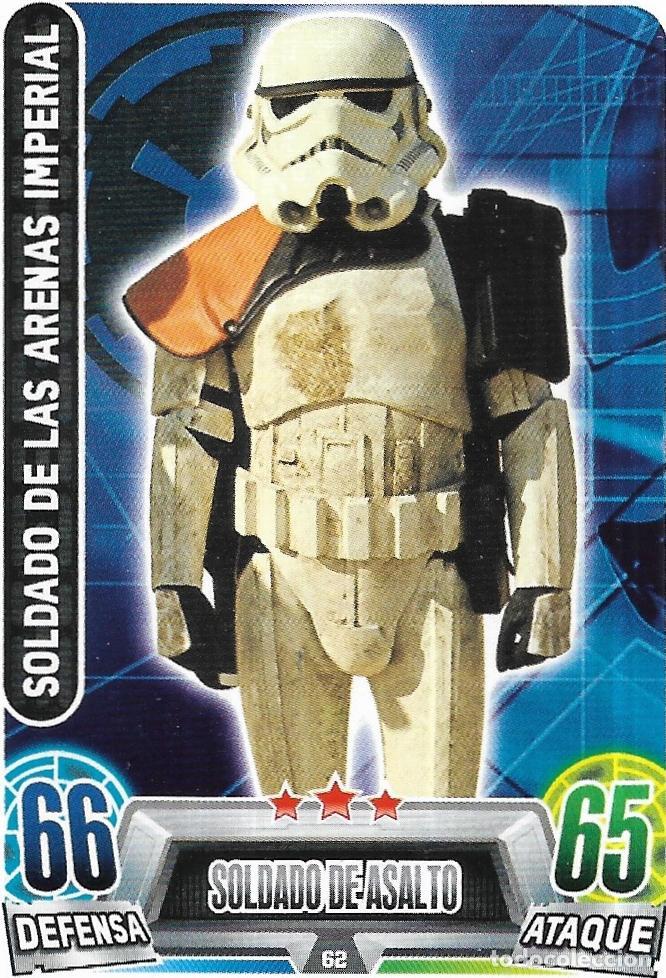 Trading Cards: :::: HH32 - STAR WARS FORCE ATTAX - TOPPS - IMPERIO - SOLDADO DE LAS ARENAS IMPERIAL