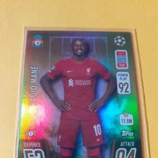 Trading Cards: SADIO MANE LIMITED EDITION MATCH ATTAX. Lote 366669806