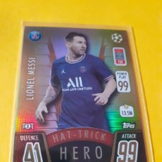 Trading Cards: LEO MESSI HAT TRICK HERO LIMITED EDITION MATCH ATTAX. Lote 366671446