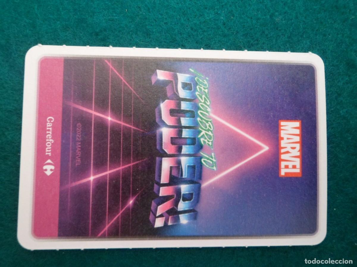 Trading cards: CARTA MARVEL &iexcl;DESCUBRE TU PODER! CARREFOUR. 07. NICK FURIA - Foto 2