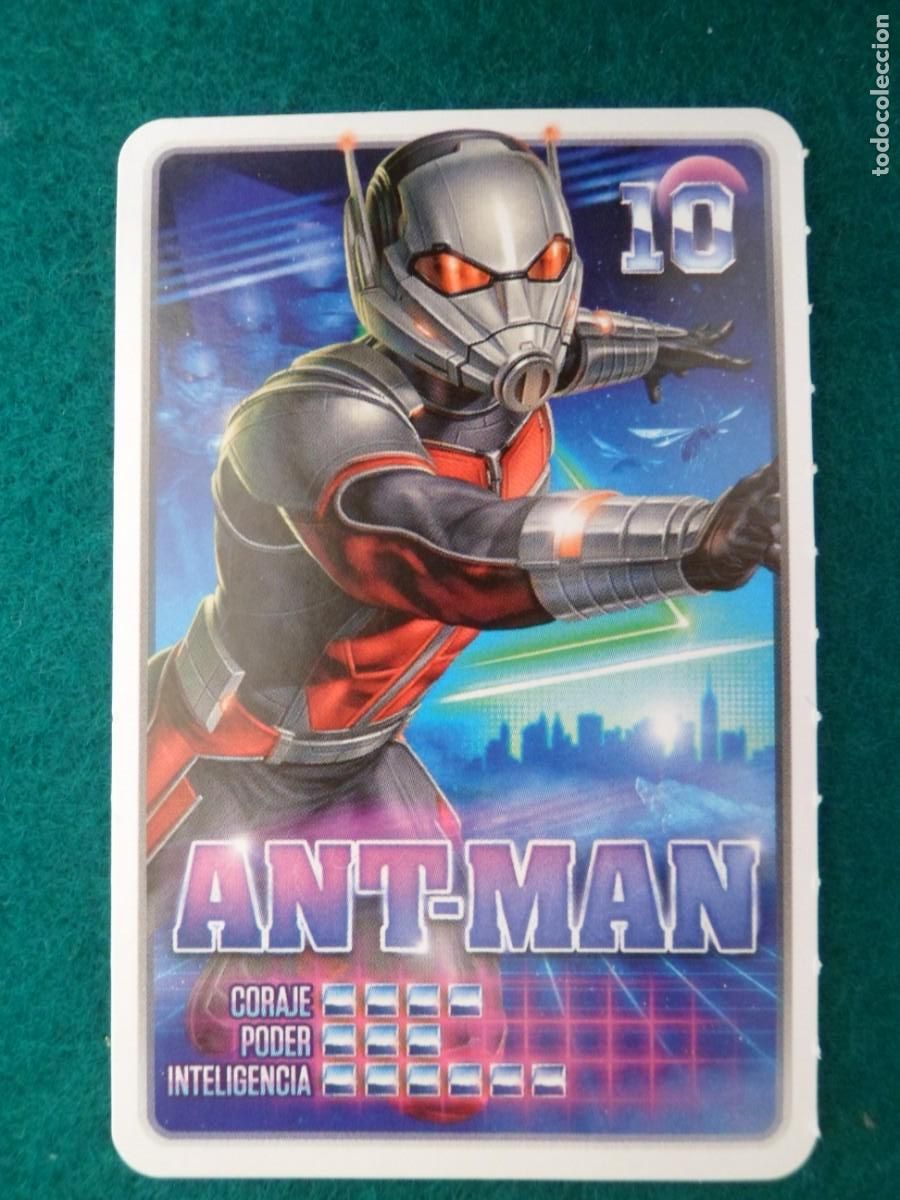Trading cards: CARTA MARVEL &iexcl;DESCUBRE TU PODER! CARREFOUR. 10. ANT-MAN - Foto 1