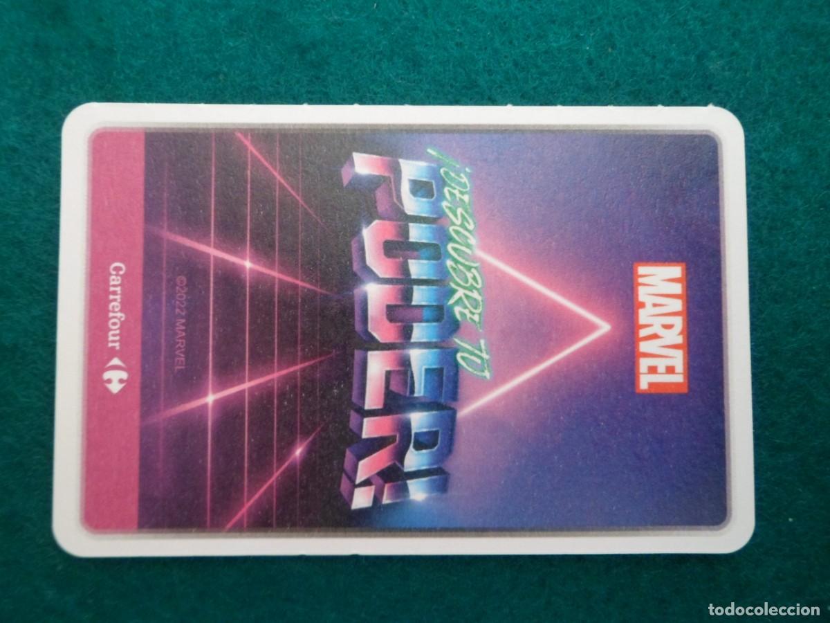 Trading cards: CARTA MARVEL &iexcl;DESCUBRE TU PODER! CARREFOUR. 10. ANT-MAN - Foto 2