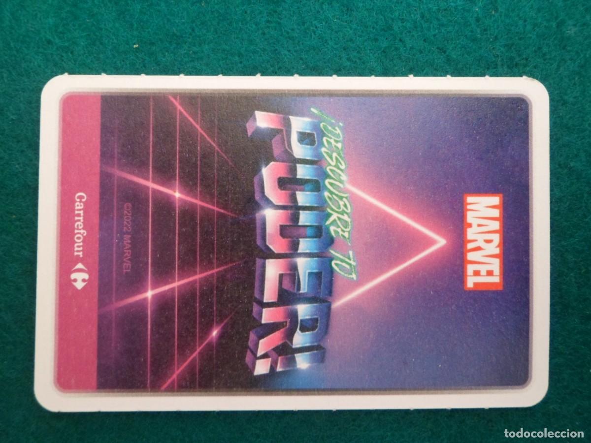 Trading cards: CARTA MARVEL &iexcl;DESCUBRE TU PODER! CARREFOUR. 11. AVISPA - Foto 2