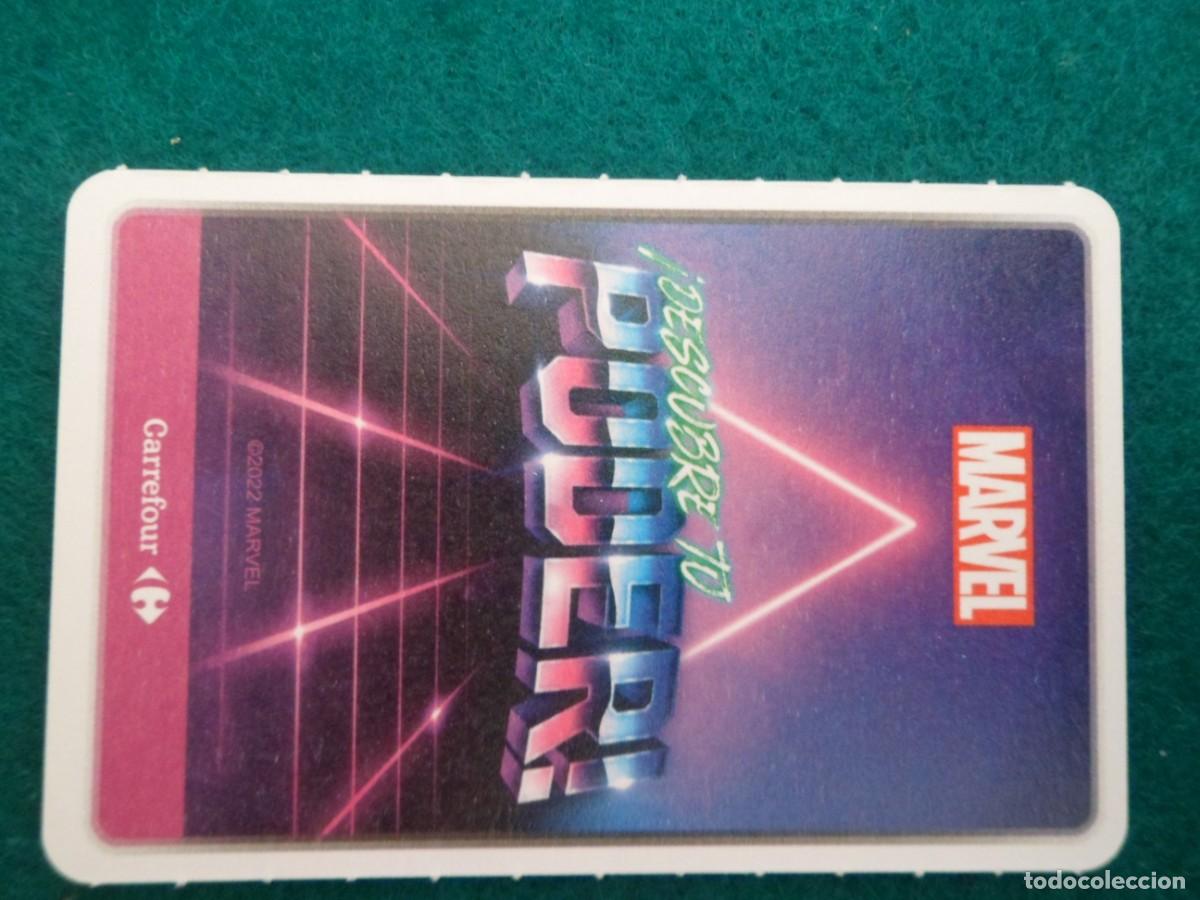 Trading cards: CARTA MARVEL &iexcl;DESCUBRE TU PODER! CARREFOUR. 11. AVISPA - Foto 2