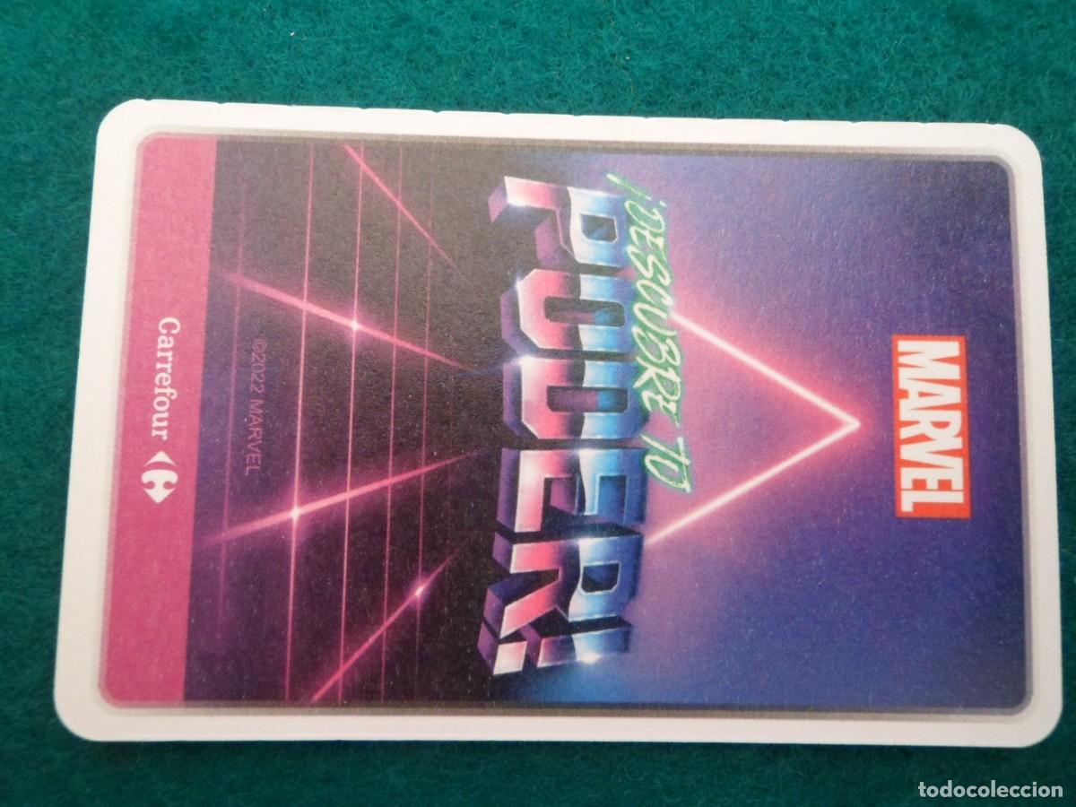Trading cards: CARTA MARVEL &iexcl;DESCUBRE TU PODER! CARREFOUR. 16. LOKI - Foto 2