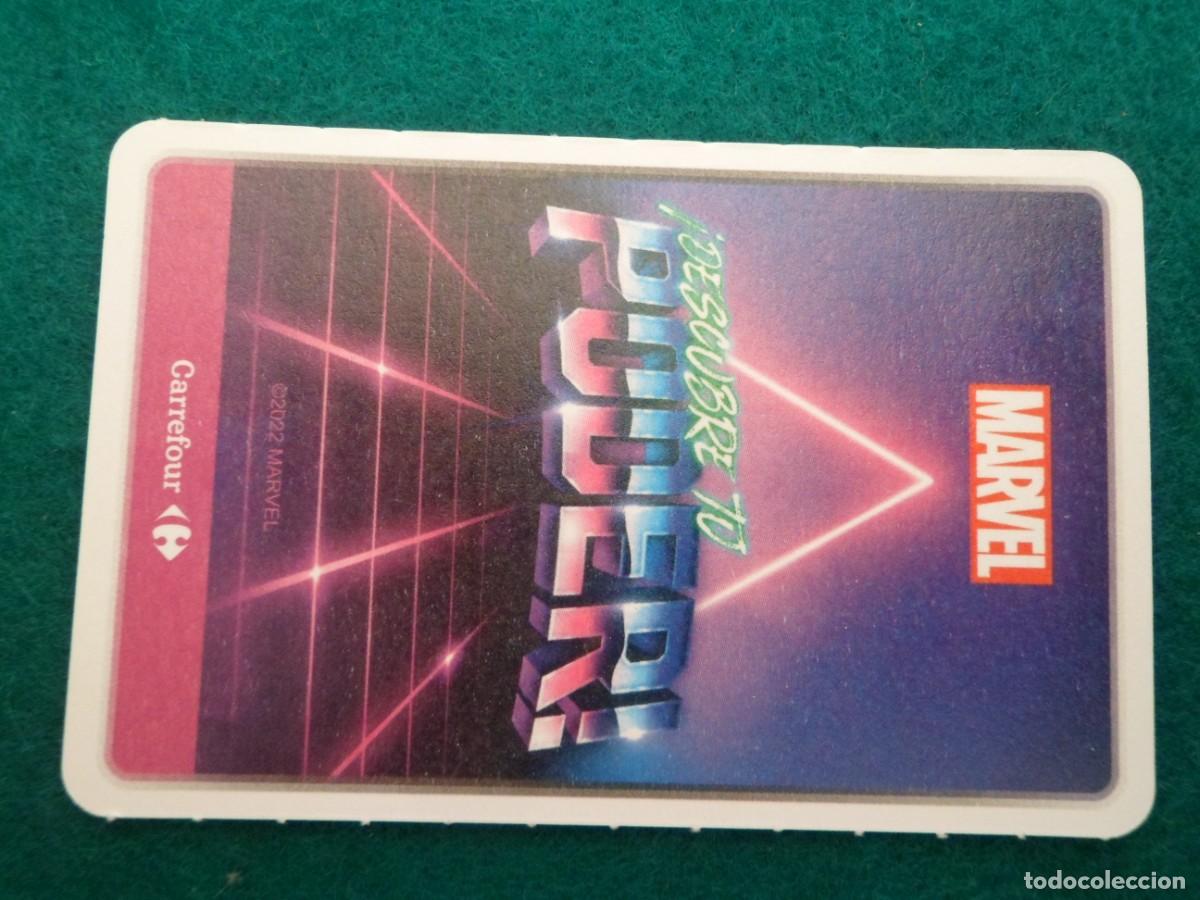 Trading cards: CARTA MARVEL &iexcl;DESCUBRE TU PODER! CARREFOUR. 20. SHURI - Foto 2