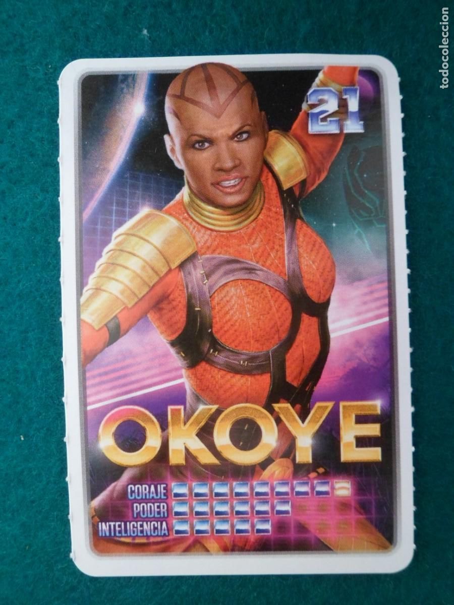 Trading cards: CARTA MARVEL &iexcl;DESCUBRE TU PODER! CARREFOUR. 21. OKOYE - Foto 1