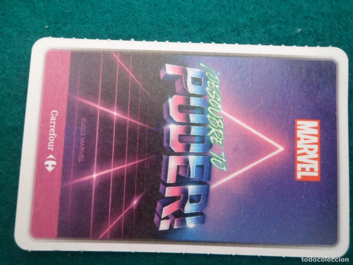 Trading cards: CARTA MARVEL &iexcl;DESCUBRE TU PODER! CARREFOUR. 21. OKOYE - Foto 2