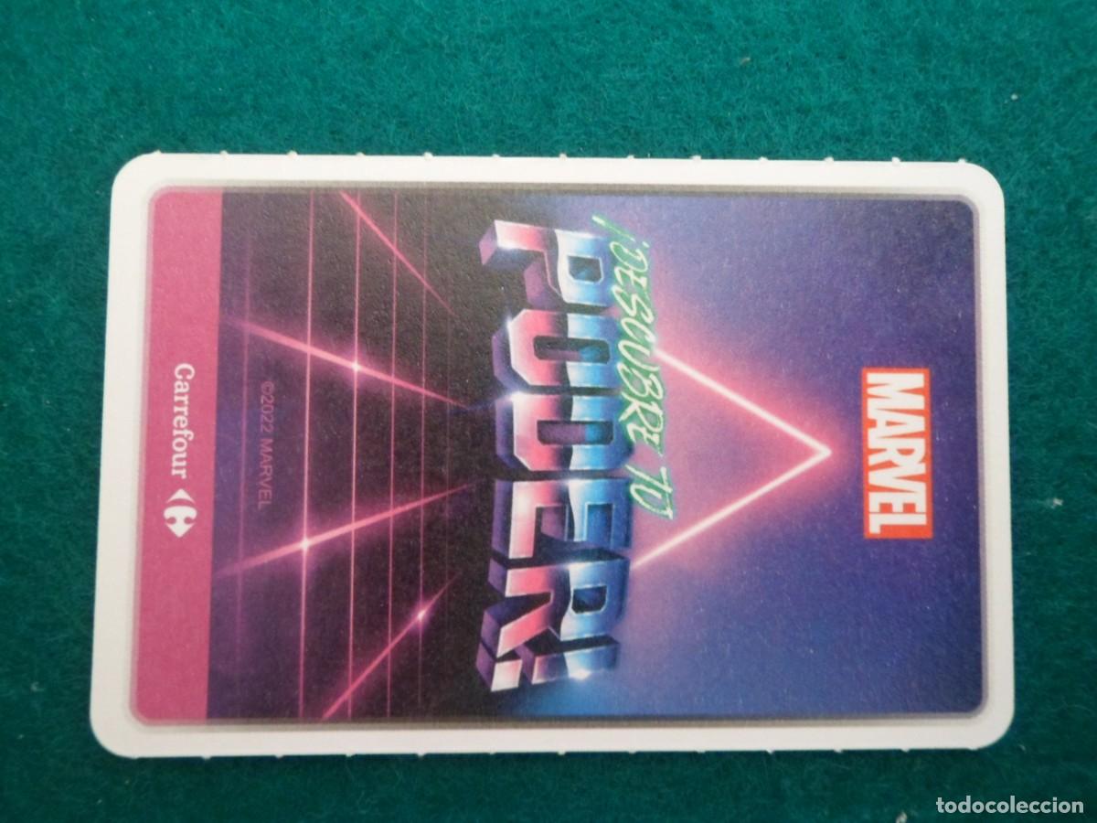 Trading cards: CARTA MARVEL &iexcl;DESCUBRE TU PODER! CARREFOUR. 27. HULK - Foto 2