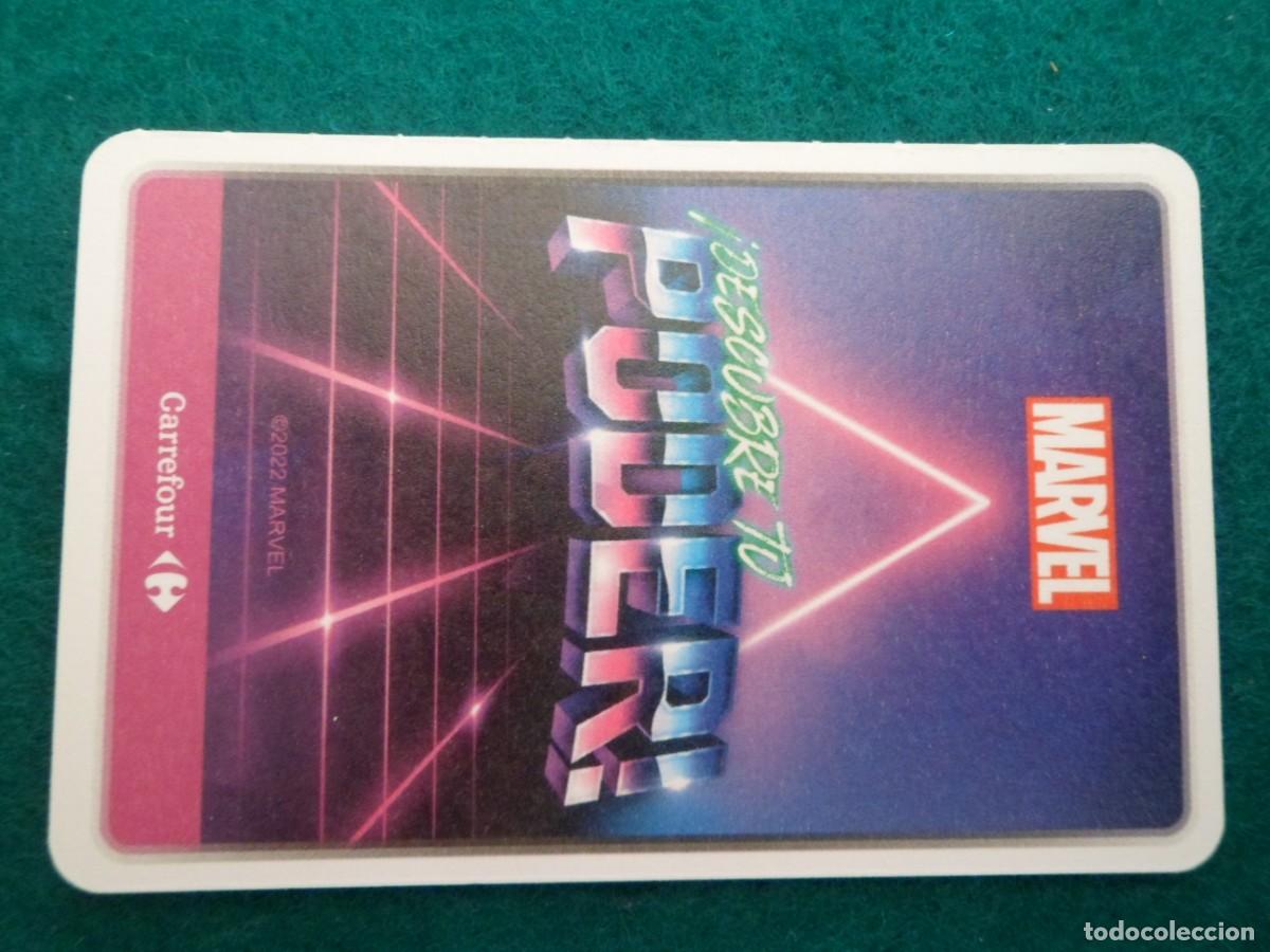 Trading cards: CARTA MARVEL &iexcl;DESCUBRE TU PODER! CARREFOUR. 31. LA COSA - Foto 2