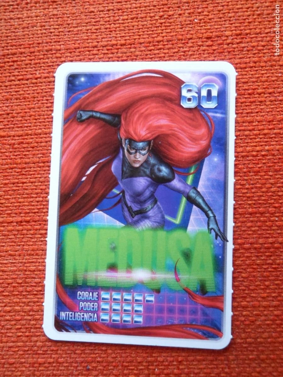 Trading cards: CARTA MARVEL &iexcl;DESCUBRE TU PODER! CARREFOUR. 60. MEDUSA - Foto 1