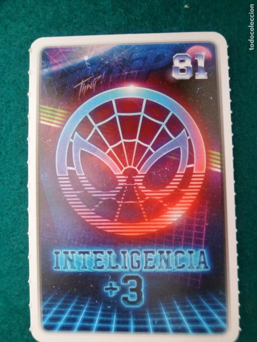 Trading cards: CARTA MARVEL &iexcl;DESCUBRE TU PODER! CARREFOUR. 81. INTELIGENCIA +3 - Foto 1