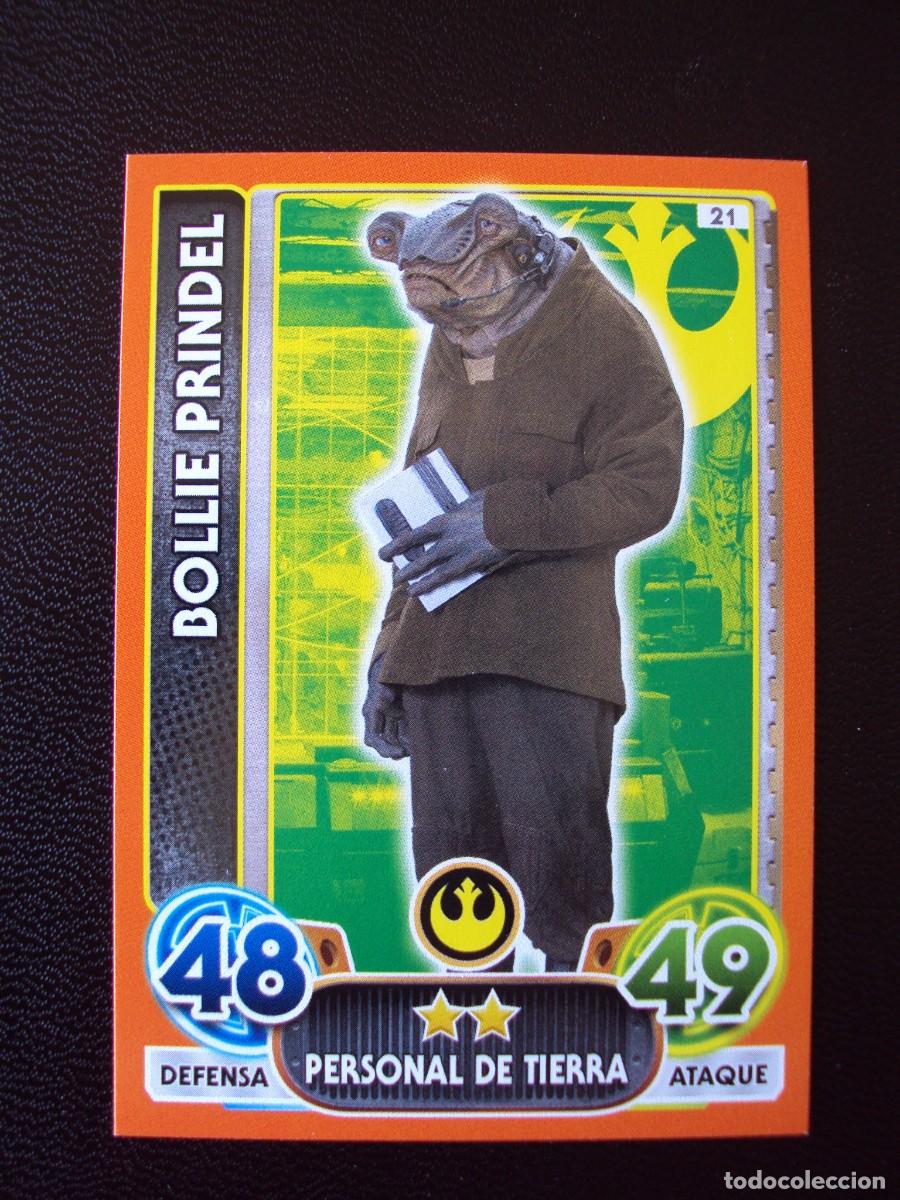 star wars force attax extra n 21 bollie prinde - Buy Antique trading cards  on todocoleccion