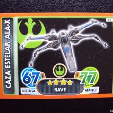 Trading Cards: STAR WARS FORCE ATTAX EXTRA Nº 48 CAZA ESTELAR ALA-X TRADING CARD BASE TOPPS NUEVA