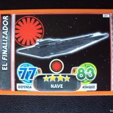 Trading Cards: STAR WARS FORCE ATTAX EXTRA Nº 51 EL FINALIZADOR TRADING CARD BASE TOPPS NUEVA