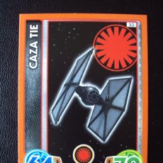 Trading Cards: STAR WARS FORCE ATTAX EXTRA Nº 53 CAZA TIE TRADING CARD BASE TOPPS NUEVA