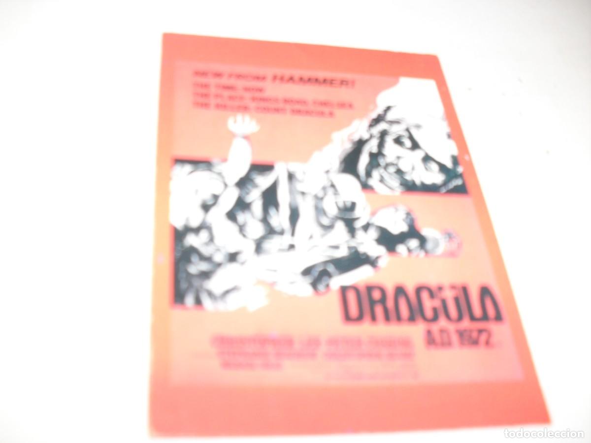 Trading Cards: CROMOS DEDICADOS A LA HAMMER FILMS:N&ordm;72 DRACULA A.D.1972 .EN INGLES,ARTICULO DIFICIL.