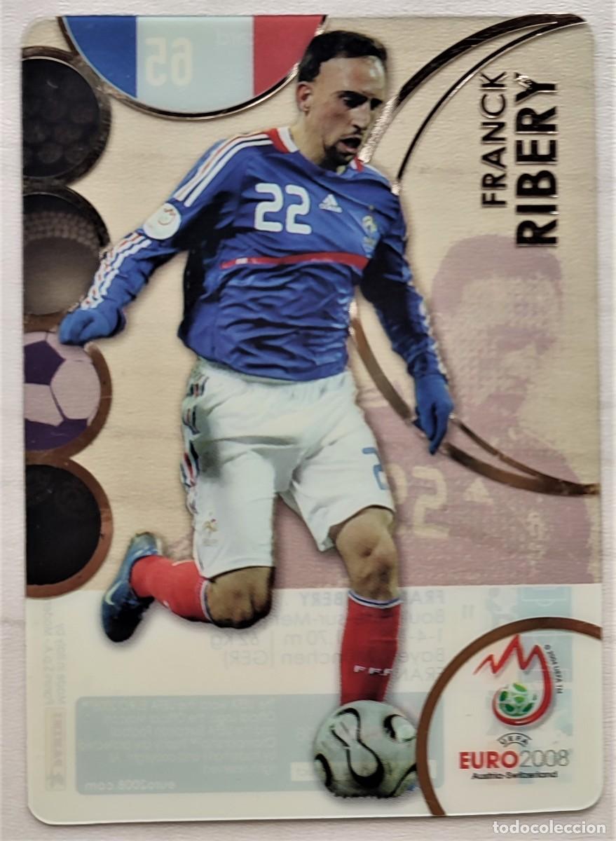 Cartas Colecion&aacute;veis: FRANCK RIBERY UEFA EURO 2008 65 FRANCIA ULTRA CARD. VER FOTO