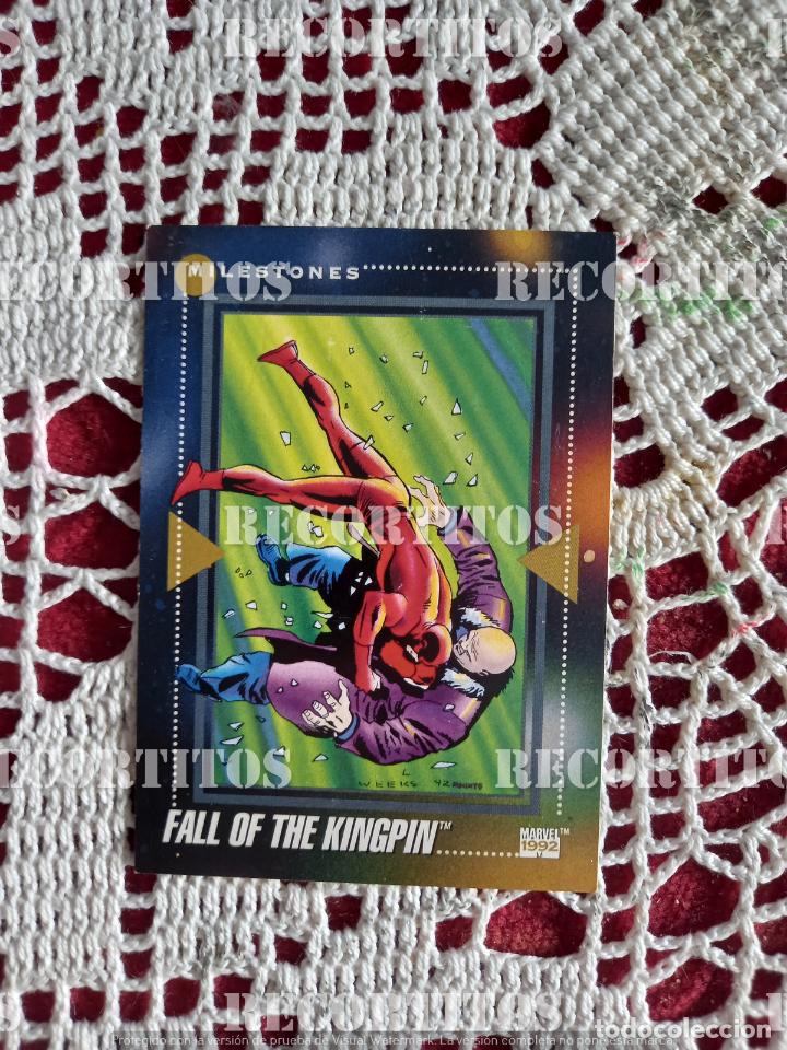 Trading cards: spider man 1992 marvel 198 daredevil impel cards - Foto 1