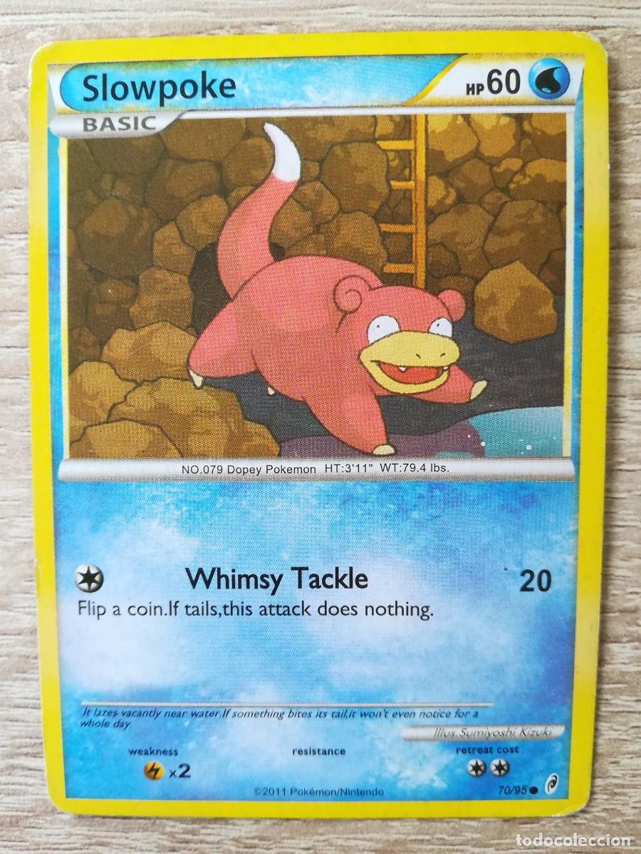 slowpoke n 79 // basic hp 60 whimsy tackle 20 - Buy Antique trading cards on todocoleccion slowpoke n 79 // basic hp 60 whimsy tackle 20 - Buy Antique trading cards on todocoleccion