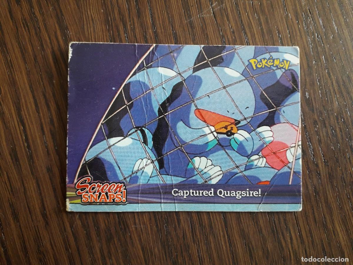 Trading Cards: carta pokemon, screen snaps, captured quagsirel. Snap 21, a&ntilde;o 2001