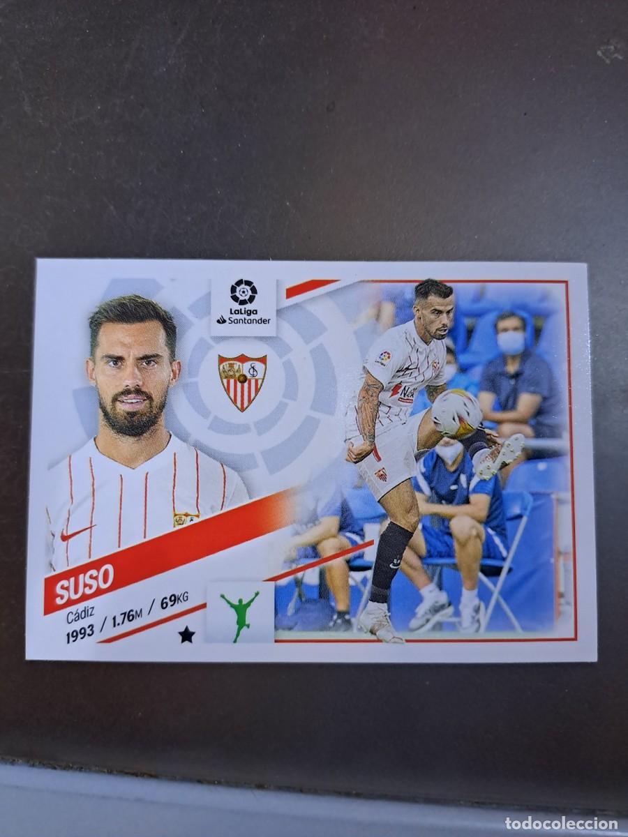 Cartas Colecion&aacute;veis: CROMO SUSO 18 A 18A SEVILLA LIGA 22 23 TEMP 2022 2023 ESTE PANINI NUNCA PEGADO