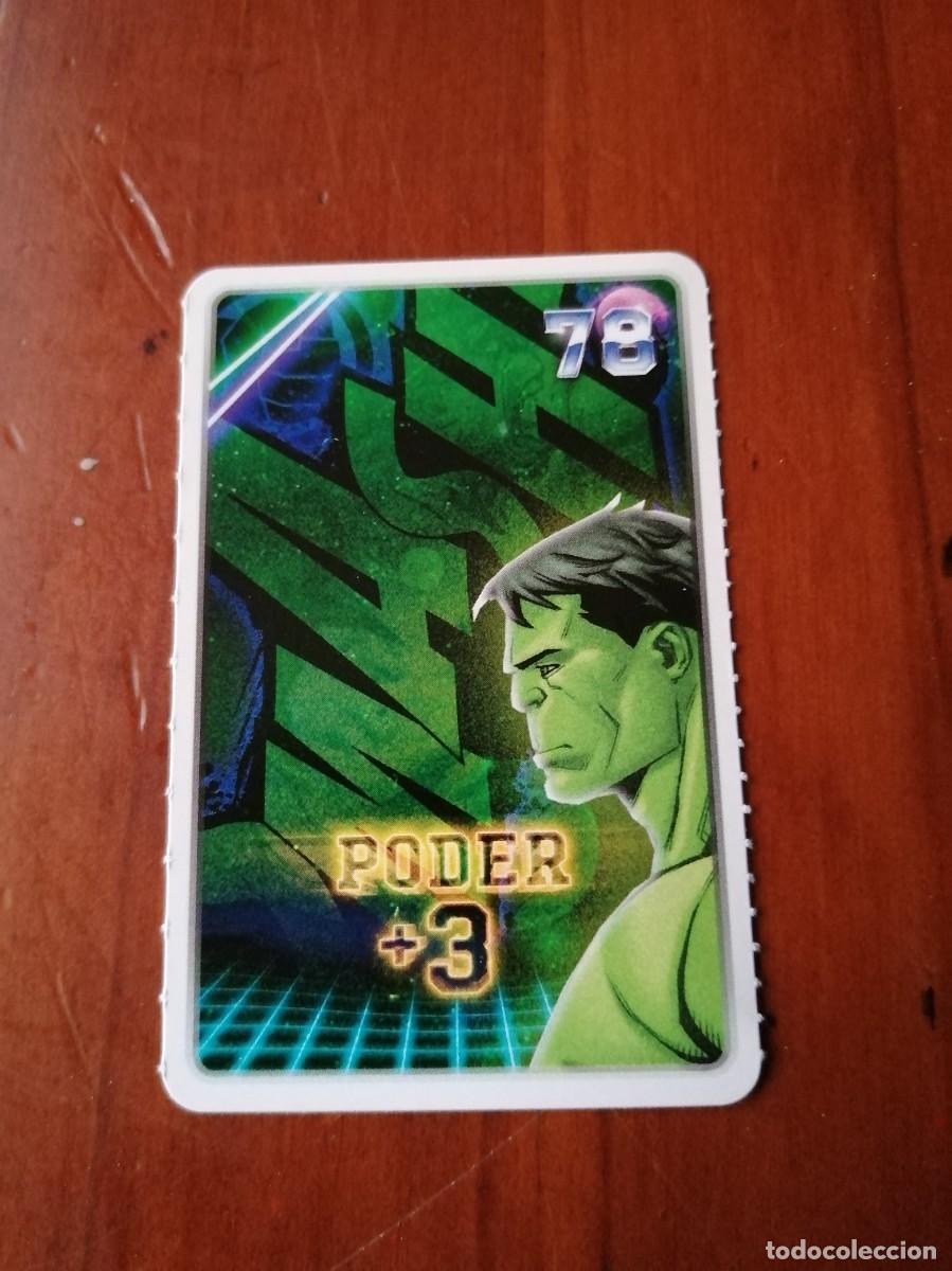 Trading cards: COLECCION CARTAS CROMOS DESCUBRE TU PODER MARVEL CARREFOUR 2022 PROMOCIONAL n&ordm; 78 PODER + 3 - Foto 1
