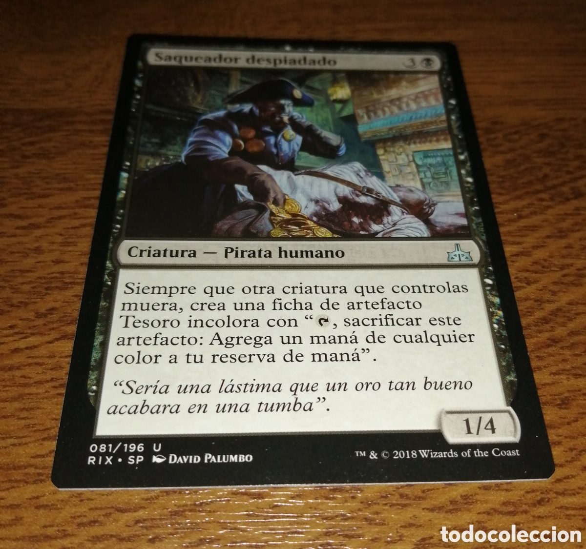 Trading Cards: SAQUEADOR DESPIADADO CARTA RIVALES DE IXALAN MAGIC THE GATHERING TRADING CARD GAME