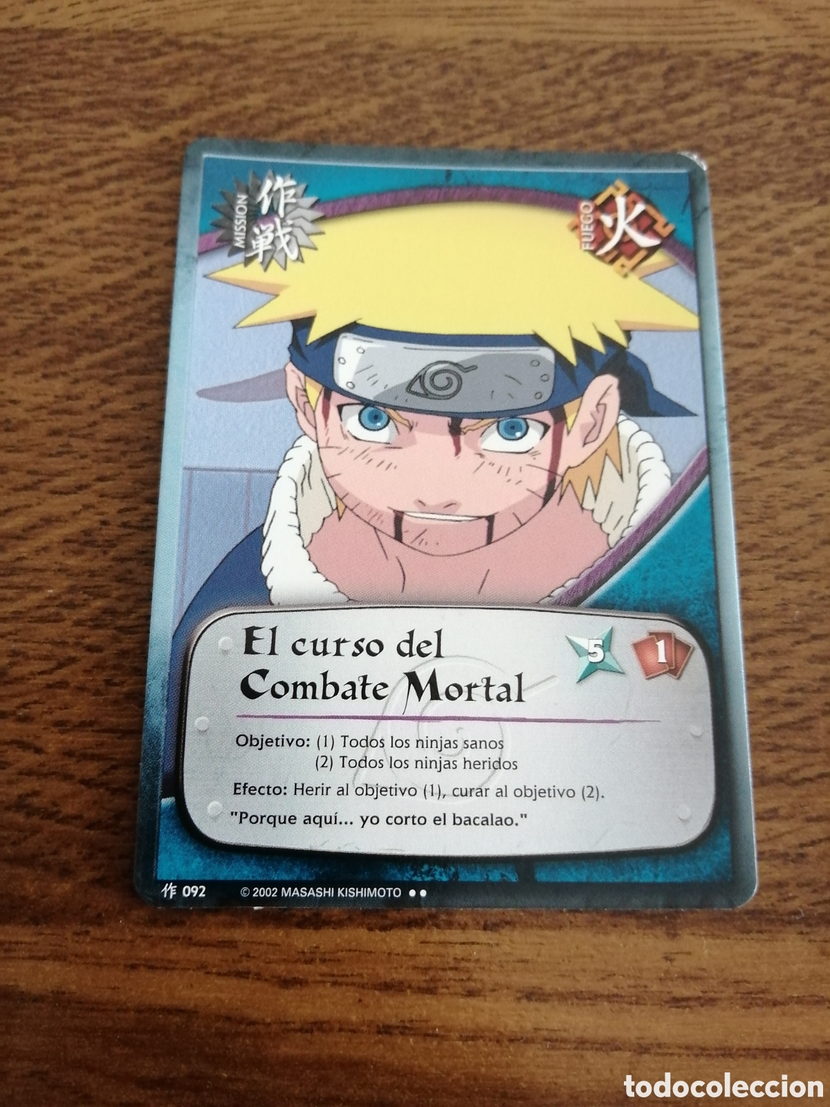 el curso del combate mortal n° 92 naruto shippu - Compra venta en  todocoleccion