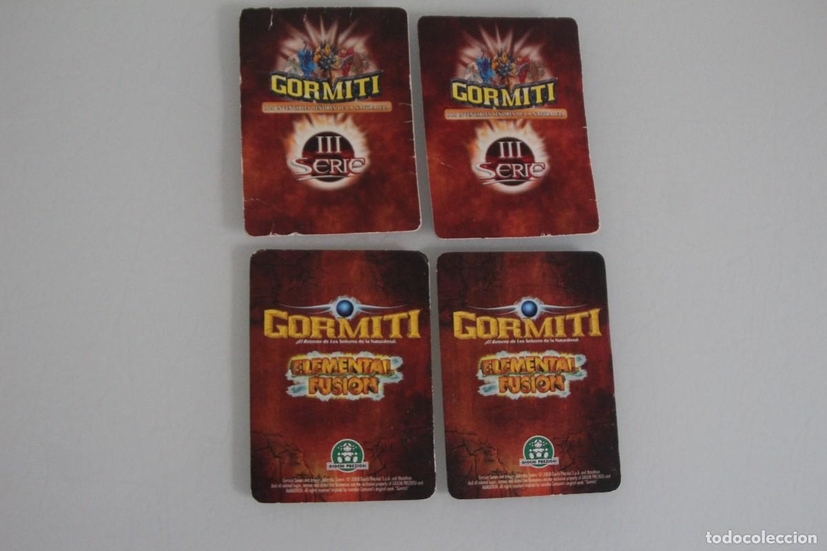 Trading cards: 4 CARTAS GORMITI - Foto 2