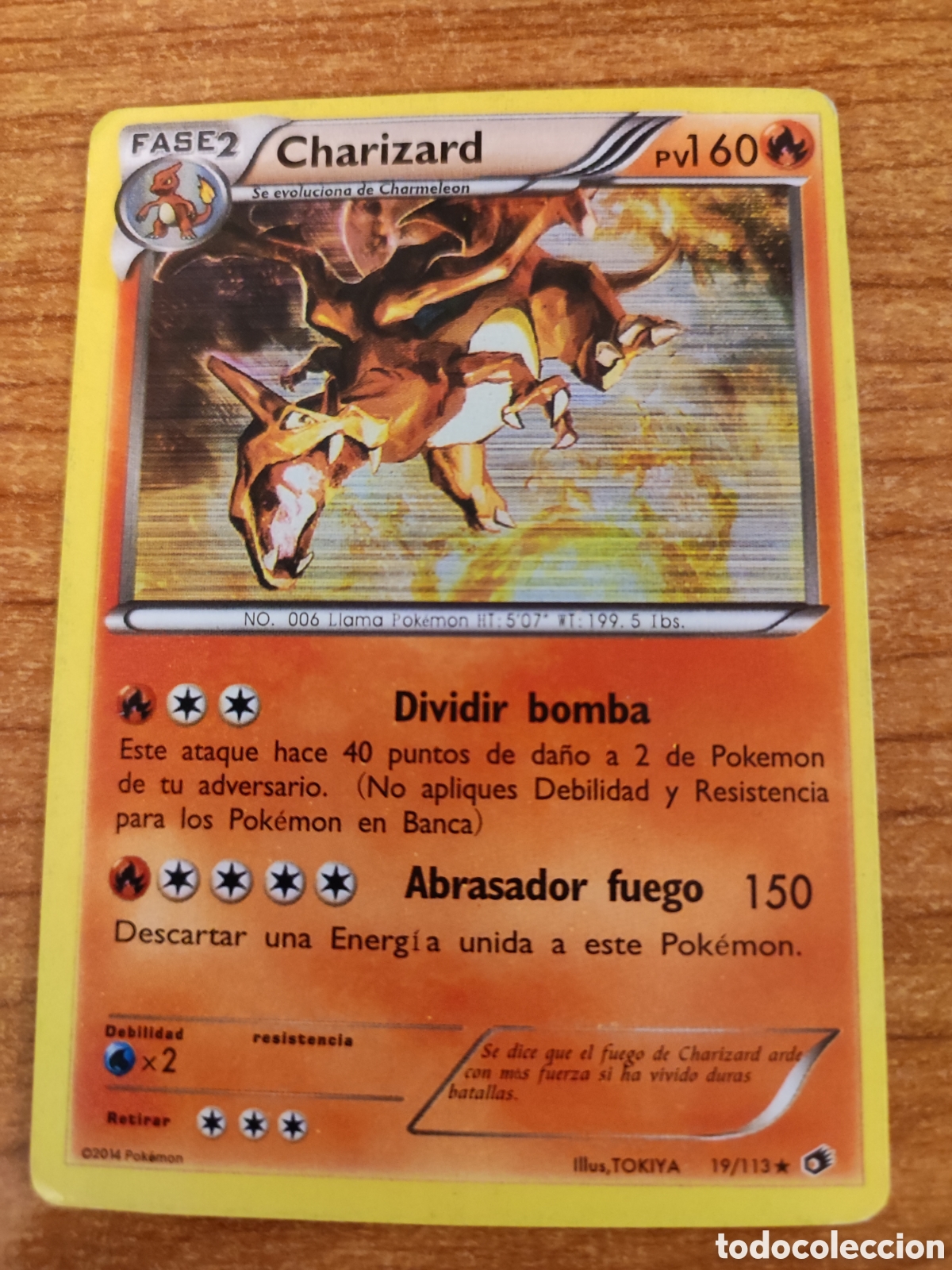 pokemon charizard 19/113. ao 2014 - Buy Antique trading cards on  todocoleccion