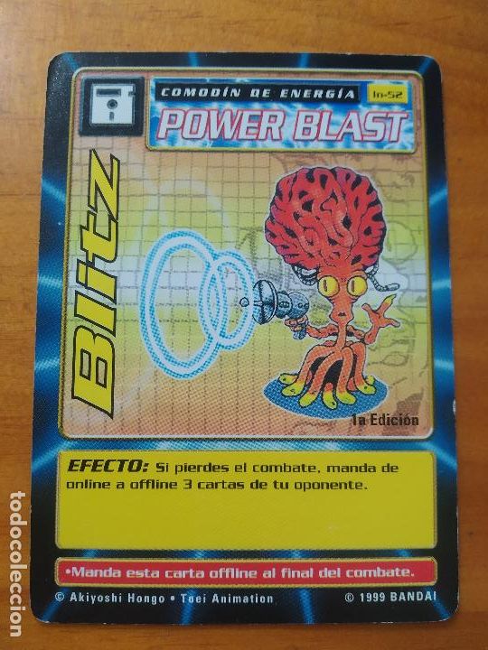 carta / card digimon - power blast - blitz - 19 - Buy Antique trading cards on todocoleccion carta / card digimon - power blast - blitz - 19 - Buy Antique trading cards on todocoleccion