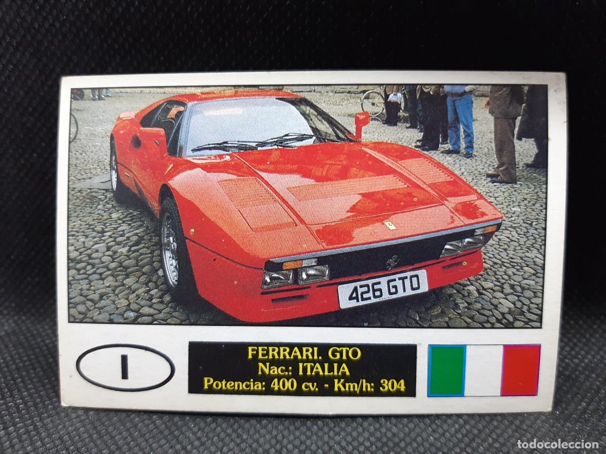 Trading cards: COMICROMO AUTOCOLOR - N&ordm; 50 FERRARI GTO