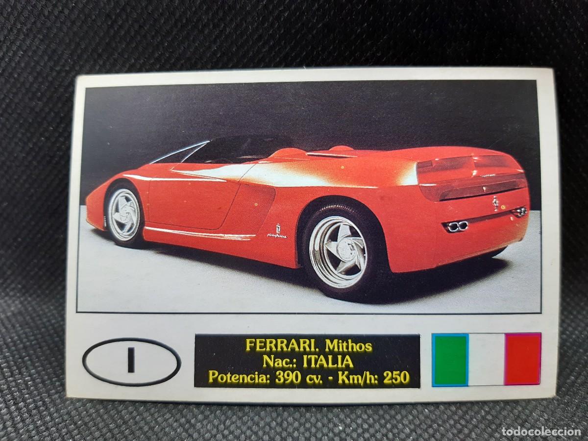 Trading cards: COMICROMO AUTOCOLOR - N&ordm; 52 FERRARI MITHOS