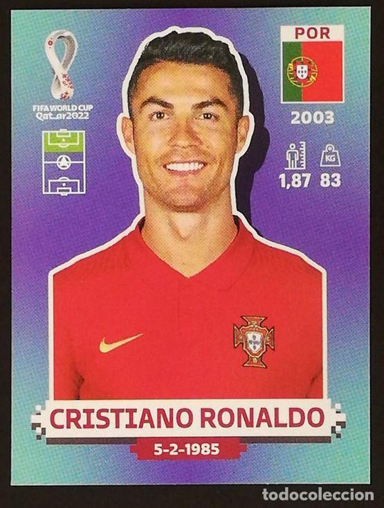 Trading cards: Qatar 2022 FIFA World Cup - Panini cromos - POR 18 Cristiano Ronaldo - Portugal