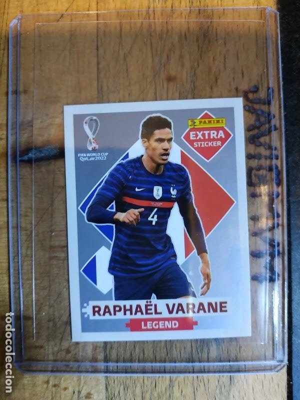 Copa 2022 - Figurinha Extra Legend Raphael Varane BASE