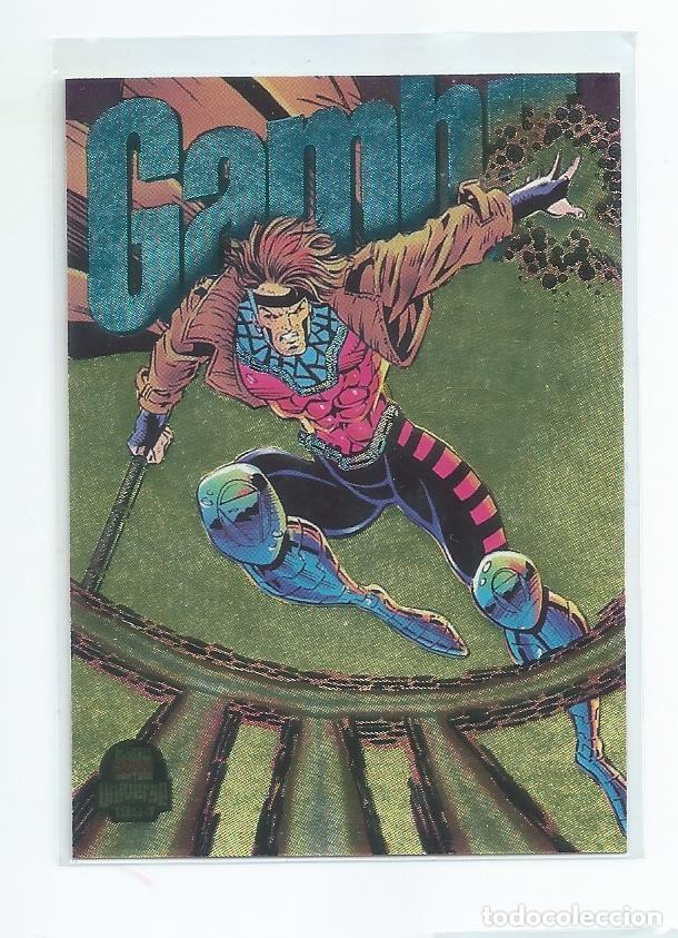 Trading cards: MARVEL UNIVERSE 1994 : SUBSET POWERBLAST N&ordm; 4 (DE 9) : GAMBITO - Foto 1